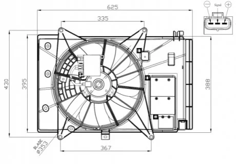 Автозапчастина NRF 47949