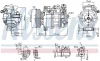 Компрессор MERCEDES-BENZ B-SERIES W246 (2012) B180 1.8 CDI/CDI BLUEEFFICIENCY NISSENS 890246 (фото 6)