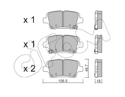 Автозапчастина CIFAM 822-1181-0