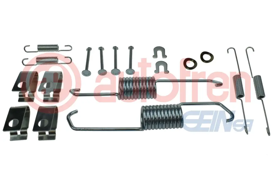 Монтажний набір гальмівних колодок задн HONDA ACCORD III, ACCORD IV, CIVIC VII, CR-V I, HR-V, PRELUDE V SUZUKI CARRY, JIMNY 1.3-2.2 11.85- AUTOFREN D31079A (фото 1)