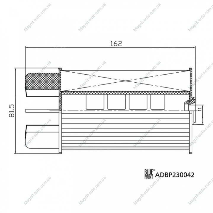 Фильтр топливный в сборе BLUE PRINT ADBP230042 (фото 1)