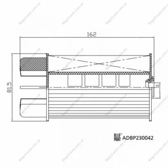 Фильтр топливный в сборе BLUE PRINT ADBP230042