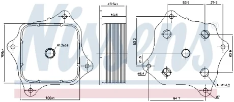 Автозапчастина NISSENS 91421