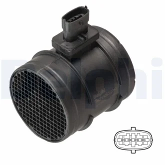 Датчик масової витрати повітря Delphi AF10633-12B1