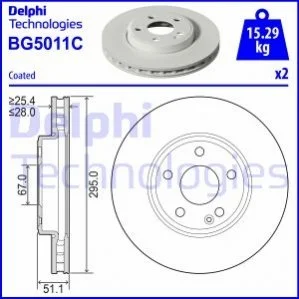 Автозапчастина Delphi BG5011C (фото 1)