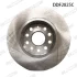 Комплект гальмівних дисків (2 шт) задн лів/прав AUDI Q2 SEAT ATECA, LEON, LEON SC, LEON ST SKODA KAROQ, OCTAVIA IV VW JETTA VII, T-ROC, TAOS 1.0-2.0D 09.12- FERODO DDF2825C (фото 3)
