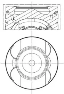 Поршень MAHLE / KNECHT 001 PI 00133 001