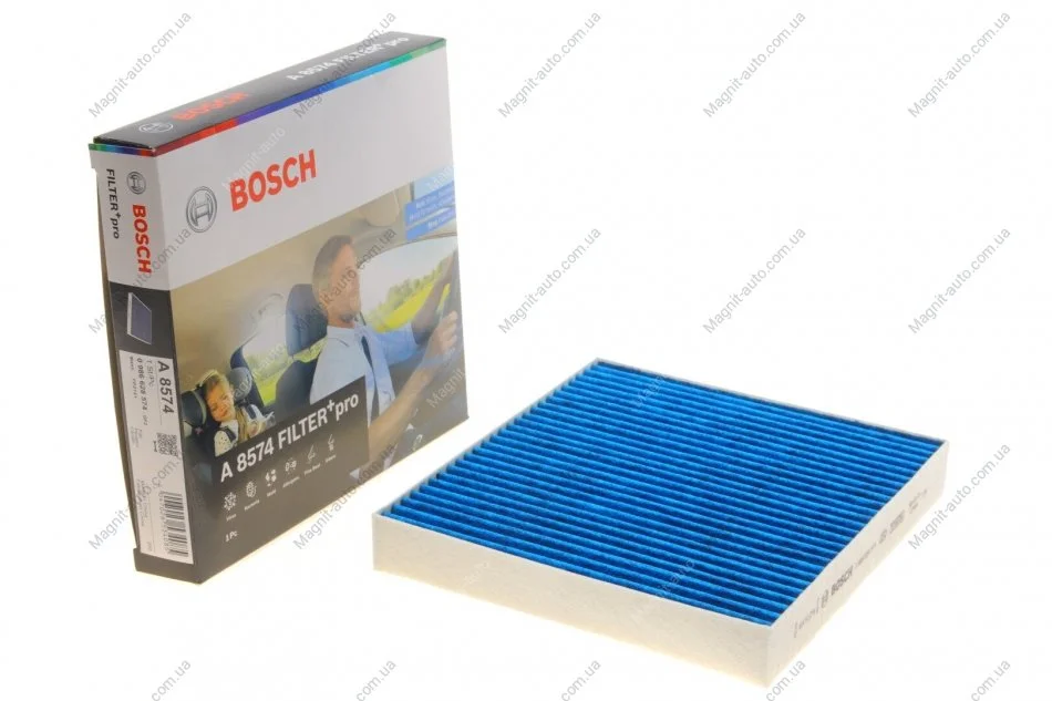 Фільтр салона з актив.вуг.+ MITSUBISHI ASX/L200/Lancer/Outlander \'\'10>> BOSCH 0 986 628 574 (фото 1)