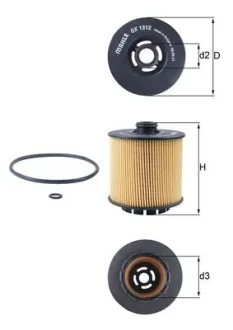 Автозапчастина MAHLE / KNECHT OX 1312D