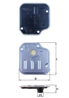 Автозапчастина MAHLE / KNECHT HX 244 (фото 1)