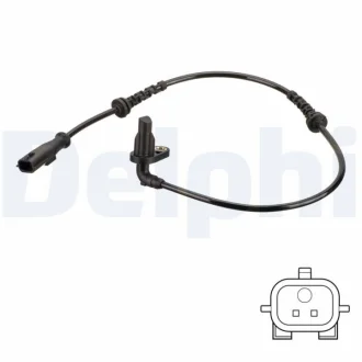 Датчик ABS задн лів DACIA DUSTER RENAULT ARKANA I, DUSTER, KAPTUR 1.0-2.0 04.10- Delphi SS20818