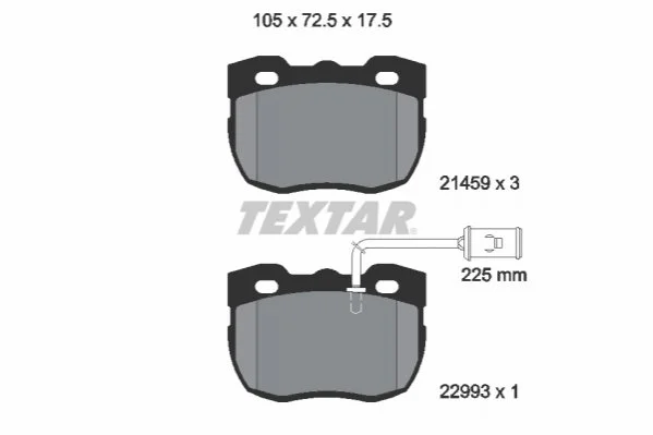 Автозапчастина TEXTAR 2145905 (фото 1)