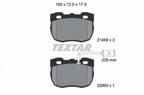 Автозапчастина TEXTAR 2145905