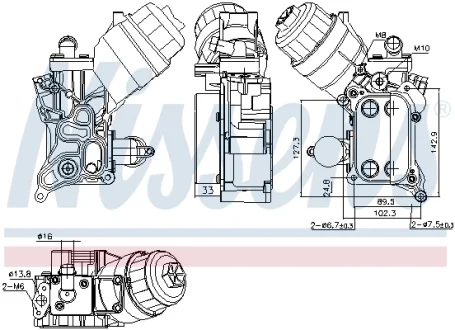 Автозапчастина NISSENS 91355