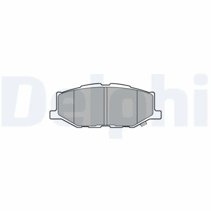 Комплект гальмівних колодок з 4 шт. дисків Delphi LP3637 (фото 1)