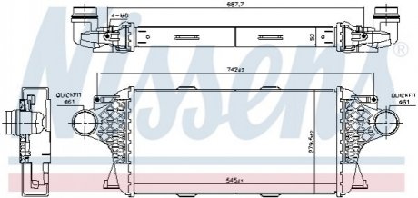 Автозапчастина NISSENS 961458