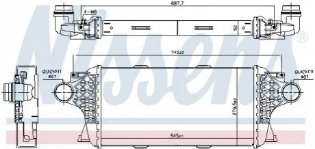 Автозапчастина NISSENS 961458