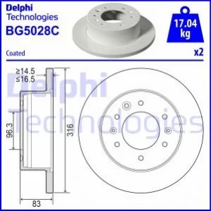 Автозапчастина Delphi BG5028C (фото 1)