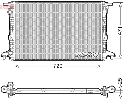 Радиатор Denso AUDI A4/A5/Q5/Q7 "1,4-2,0 "15>> DENSO DRM02043