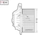 Вентилятор обогревателя Denso HYUNDAI/KIA I30/Ceed "1,0-2,4 "09>> DENSO DEA41015 (фото 1)