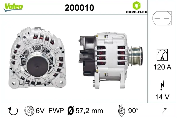 Автозапчастина Valeo 200010 (фото 1)