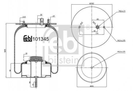 Автозапчастина FEBI BILSTEIN 101345