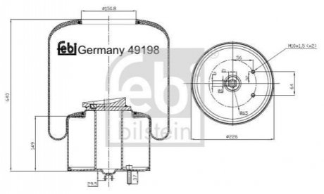 Автозапчастина FEBI BILSTEIN 49198