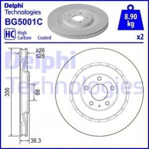 Автозапчастина Delphi BG5001C