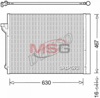Радіатор кондиціонера DENSO DCN05029