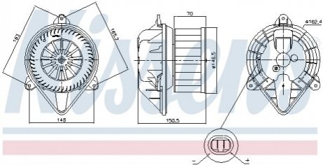 Автозапчастина NISSENS 87403