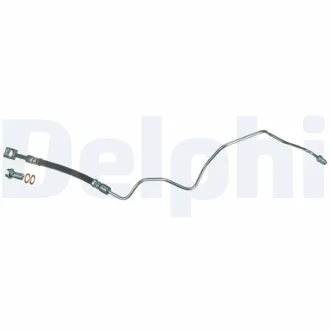 Гальмівний шланг гнучкий задн лів (довжина 217мм, M10/M10x1) AUDI A1 SEAT IBIZA IV, IBIZA IV SC, IBIZA IV ST SKODA FABIA III, FABIA III PRAKTIK VW POLO V 1.0-2.0D 03.08-12.22 Delphi LH7404