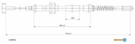 Автозапчастина ADRIAUTO 11.0252.2