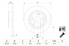 Диск тормозной BOSCH 0 986 479 F76 (фото 1)