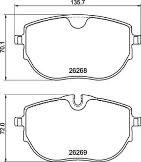 Автозапчастина BREMBO P 85 187