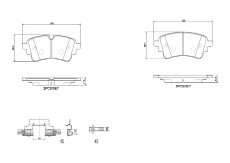Автозапчастина BREMBO P 85 186