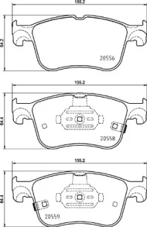 Автозапчастина BREMBO P 24 218