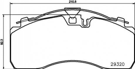 Автозапчастина TEXTAR 2932002