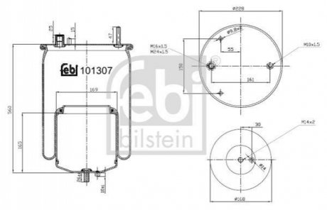 Автозапчастина FEBI BILSTEIN 101307