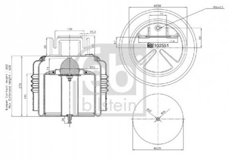 Автозапчастина FEBI BILSTEIN 102551