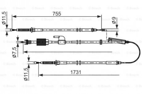 Автозапчастина BOSCH 1 987 482 804