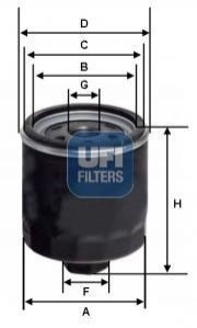 Автозапчастина UFI 2359200