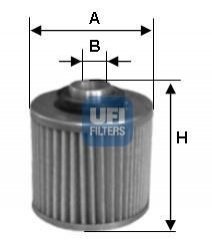 Автозапчастина UFI 25.514.00