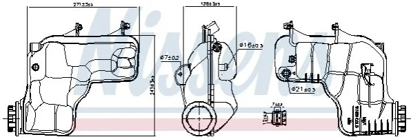 Бачок компенсационный First Fit NISSENS 996166 (фото 1)