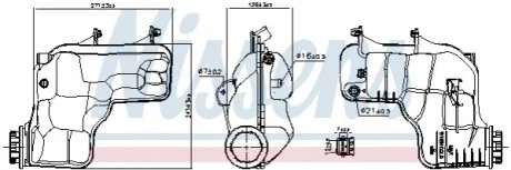 Бачок компенсационный First Fit NISSENS 996166