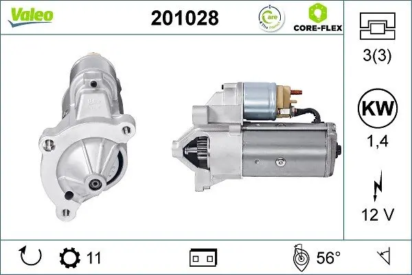 Автозапчастина Valeo 201028 (фото 1)