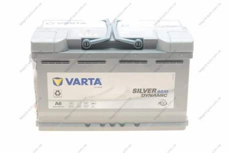 Фото 1 - автозапчастина VARTA 580901080J382 Автозапчастина VARTA 580901080J382 (фото 1)
