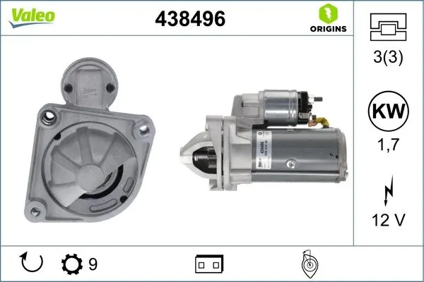 Автозапчастина Valeo 438496 (фото 1)