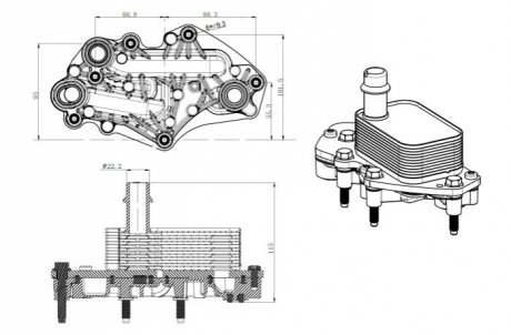 Автозапчастина NRF 31842