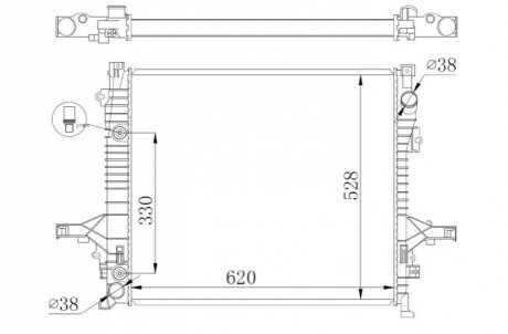 Автозапчастина NRF 550019