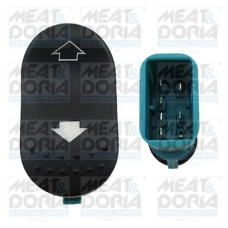 Кнопка піднімання вікна передн прав FORD TRANSIT 2.2D-3.2D 04.06-08.14 MEAT&DORIA 26045